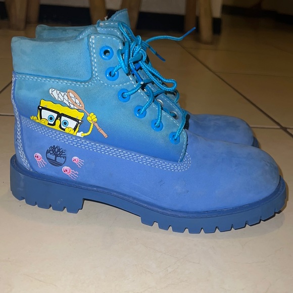 SpongeBob Timberlands. - Picture 4 of 9